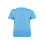 Effek T-shirt Turchese con Stampa per Neonati