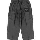 Yes London Kids Pantalone Nero con Coulisse per Bambini
