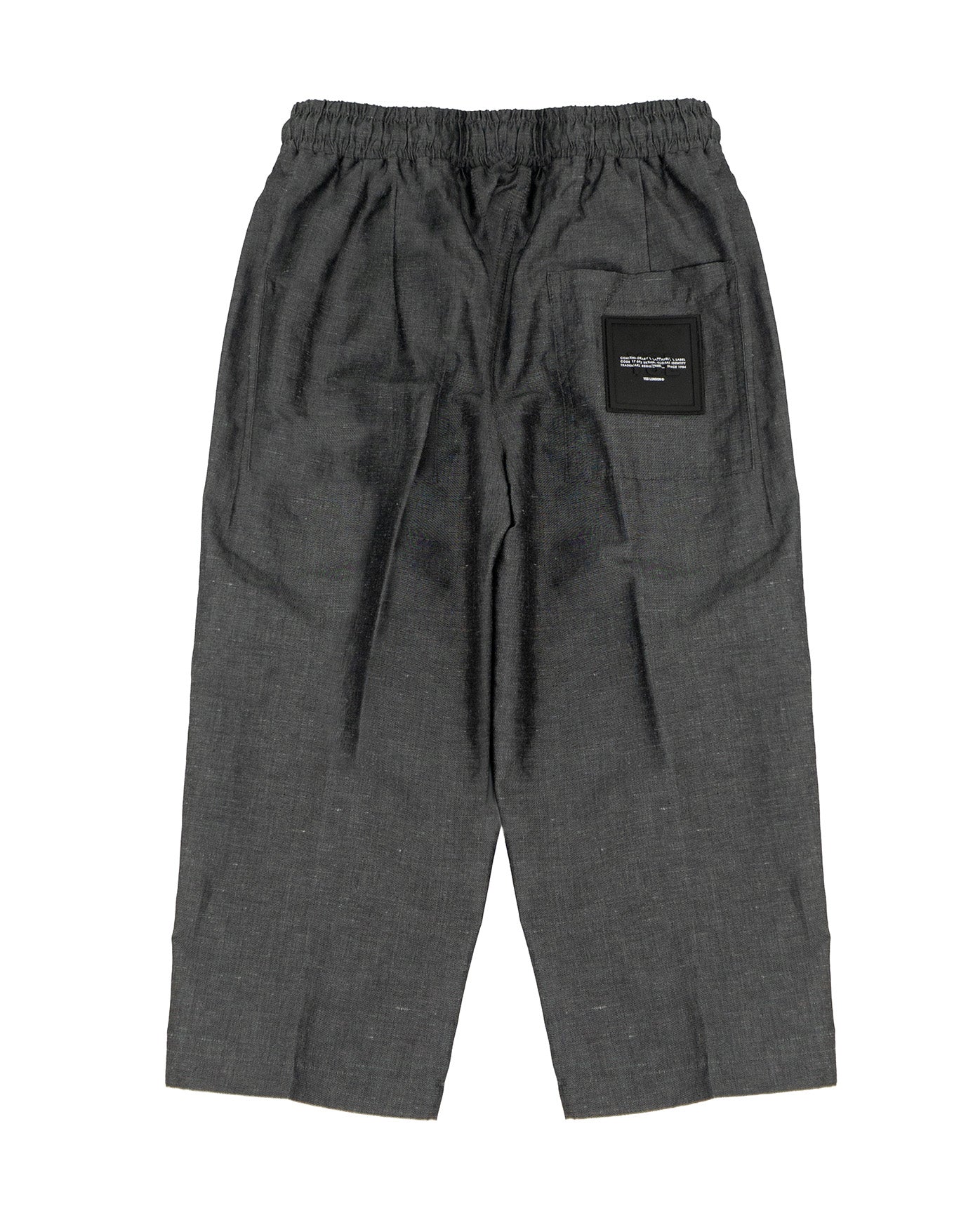 Yes London Kids Pantalone Nero con Coulisse per Bambini