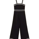 Twinset Kids Tuta Intera Nero e Bianco per Bambine