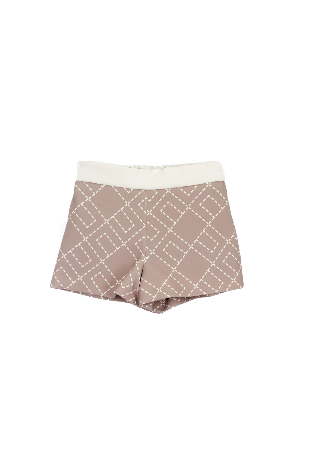 Elisabetta Franchi La Mia Bambina Shorts Sunrise con Logo Geometrico per Neonate