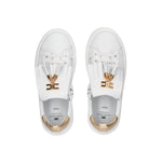 Elisabetta Franchi La Mia Bambina Sneakers Bianca/Oro per Bambine
