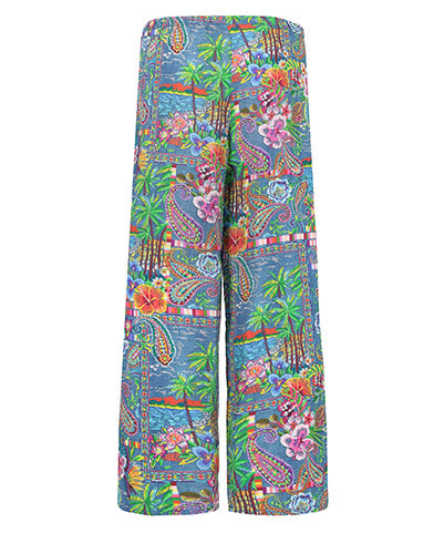 4giveness Kids Pantalone a Palazzo Fantasia Denim Mexicana per Bambine