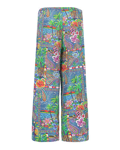 4giveness Kids Pantalone a Palazzo Fantasia Denim Mexicana per Bambine