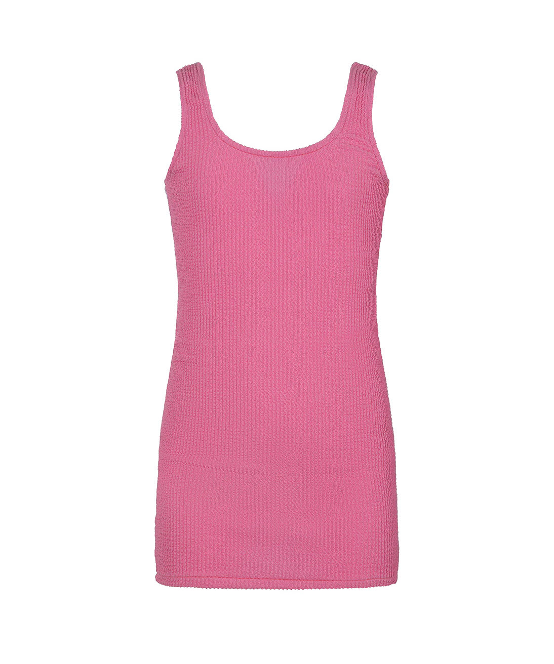 F**K Kids Abito Lilla e Fucsia con Logo per Bambine