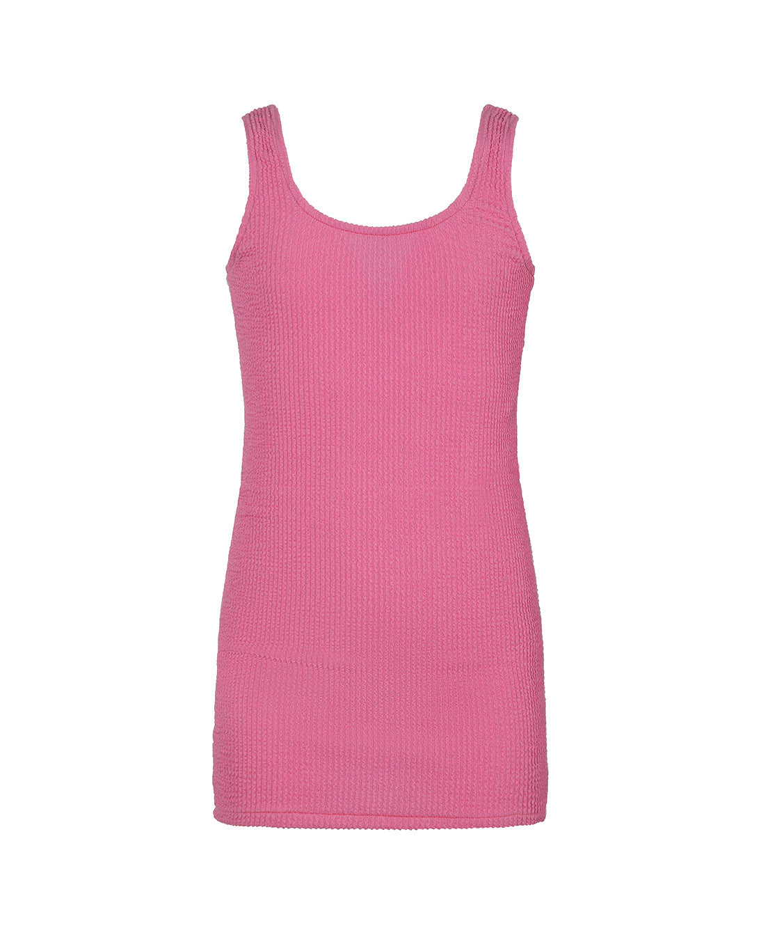 F**K Kids Abito Lilla e Fucsia con Logo per Bambine