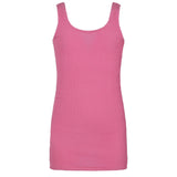 F**K Kids Abito Lilla e Fucsia con Logo per Bambine