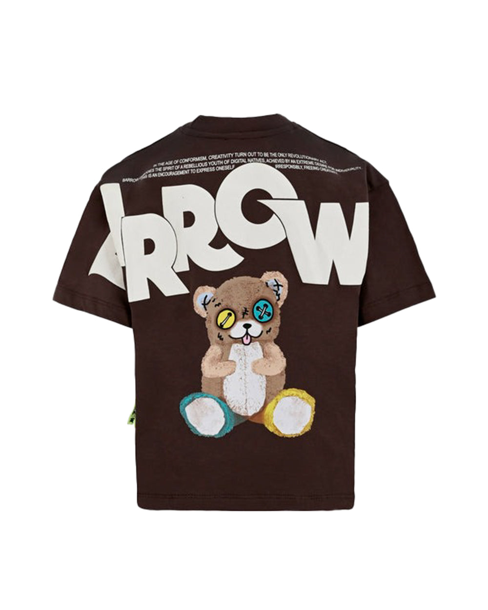 Barrow Kids T-Shirt Girocollo Stampra Retro per Bambini