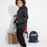 Blauer Kids Giubbino Nero Nastrato per Bambini