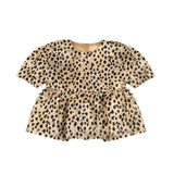 Elisabetta Franchi la Mia Bambina Camicia con Motivo Animalier per Bambine