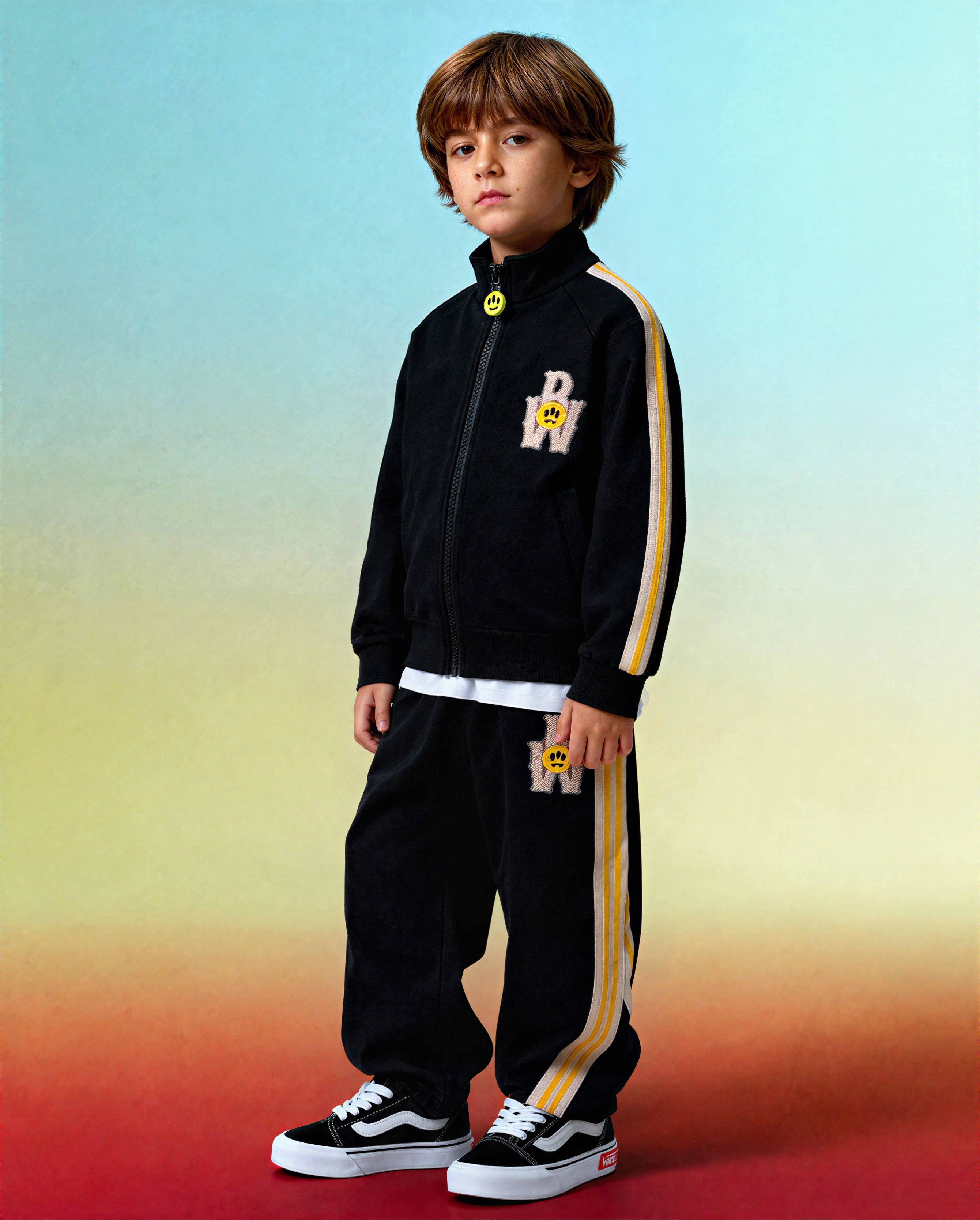 Barrow Kids Pantalone Nero Tuta per Bambini