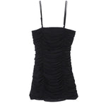 Patrizia Pepe Abito Nero Plissettato per Bambine