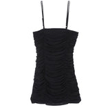 Patrizia Pepe Abito Nero Plissettato per Bambine