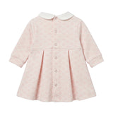 Elisabetta Franchi La Mia Bambina Abito Rosa e Avorio All-Over per Neonate