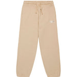 Diesel Kids Pantaloni in Felpa Beige con Logo Oval D per Bambini