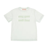 Elisabetta Franchi La Mia Bambina T-shirt con Ricamo Menta per Bambine