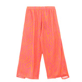 4GIVENESS Copricostume Pantaloni Fantasia Zebrato Arancione per Bambine
