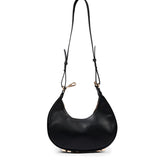 MSGM Kids Borsa Nero in Pelle con Tracolla per Bambine