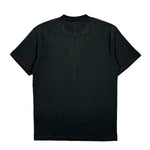 Marcelo Burlon County of Milan Kids T-Shirt Nera Design Strass per Bambine