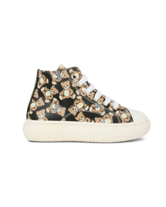 Moschino Kids Scarpe Stampa Full Teddy per Bambine