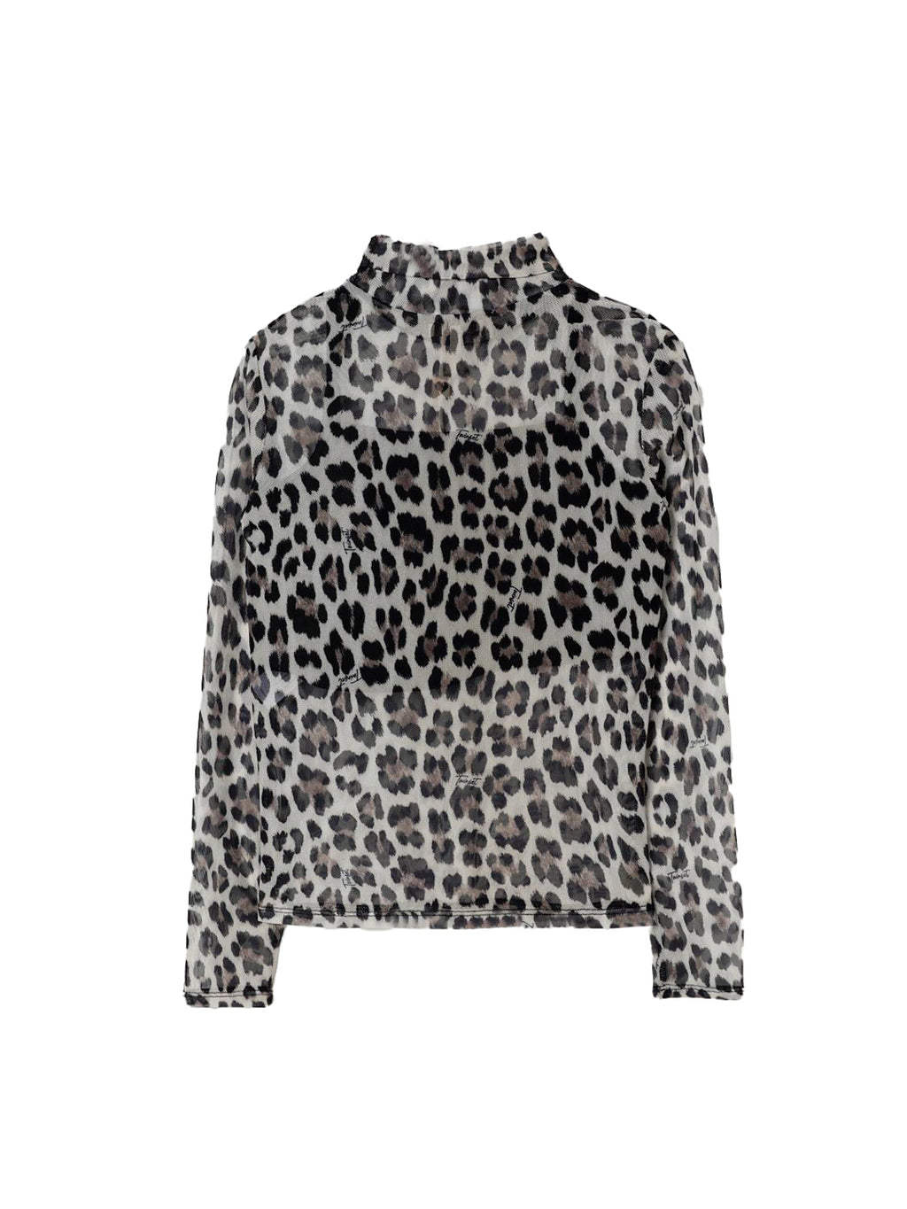 Twinset Kids Lupetto In Tulle Animalier con fascia Twinset per Bambine