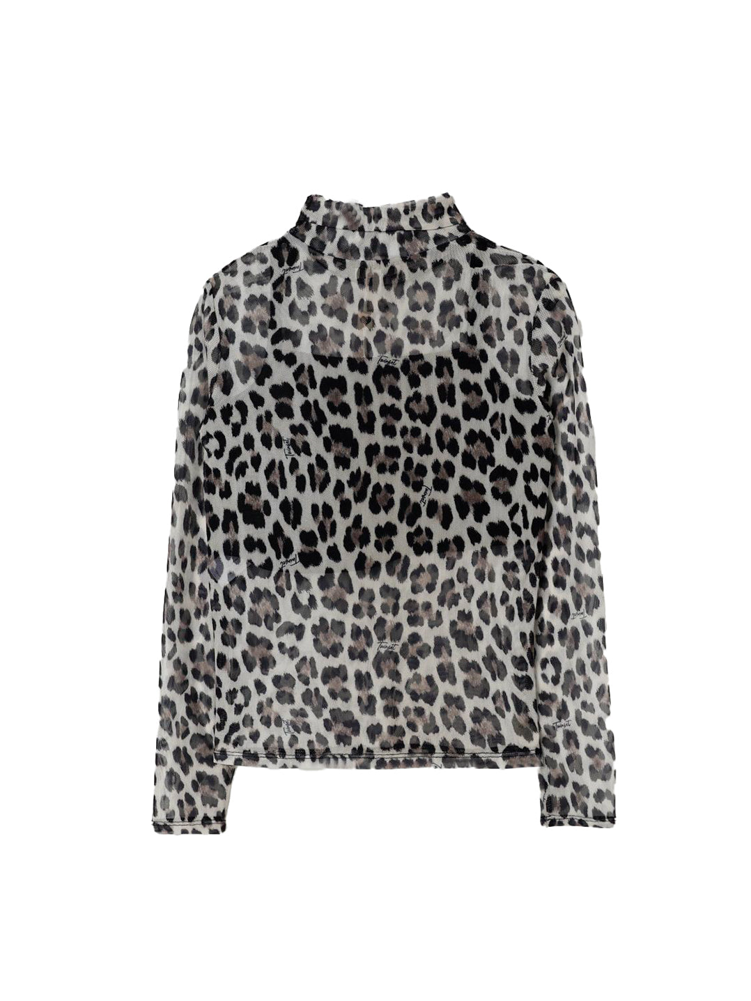 Twinset Kids Lupetto In Tulle Animalier con fascia Twinset per Bambine