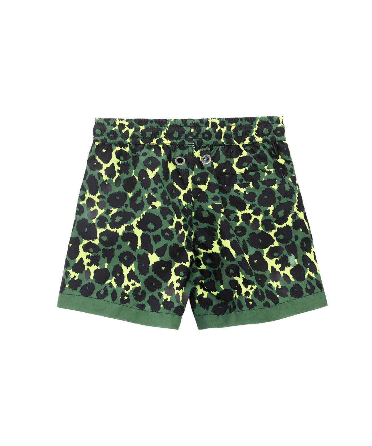 4GIVENESS Costume Boxer Fantasia Maculata Verde per Bambini (retro)