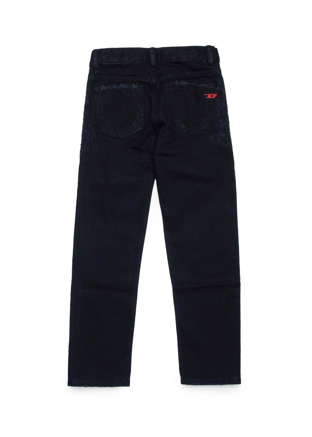 Diesel Kids Jeans Denim Nero Straight Fit D-Viker per Bambini (retro)