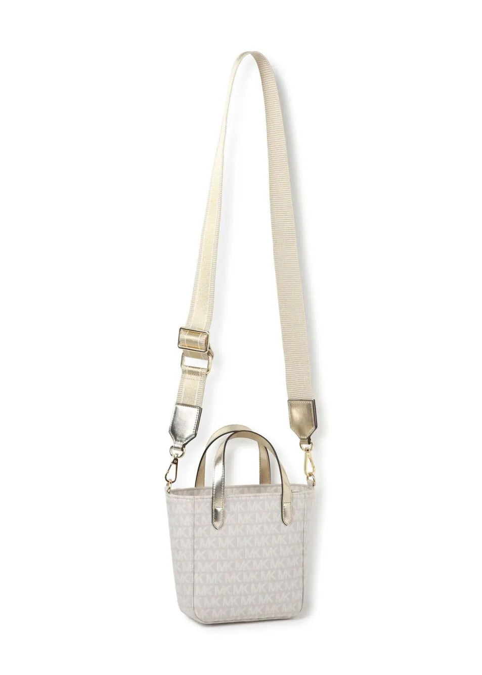 Michael Kors Kids Borsa Crema a Tracolla Monogram per Bambine