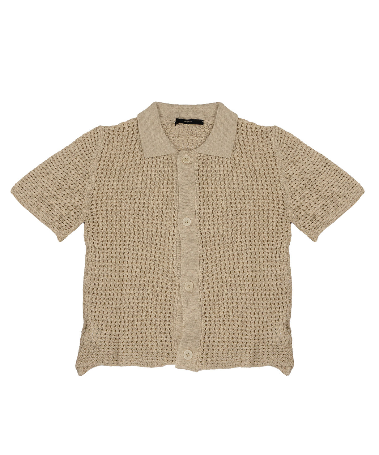 I'M Brian Kids Polo Camicia Traforata Panna per Bambini