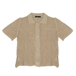 I'M Brian Kids Polo Camicia Traforata Panna per Bambini