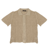 I'M Brian Kids Polo Camicia Traforata Panna per Bambini