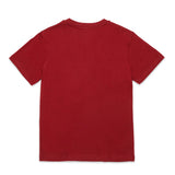 Diesel Kids T-Shirt Bordeaux con Logo per Bambini