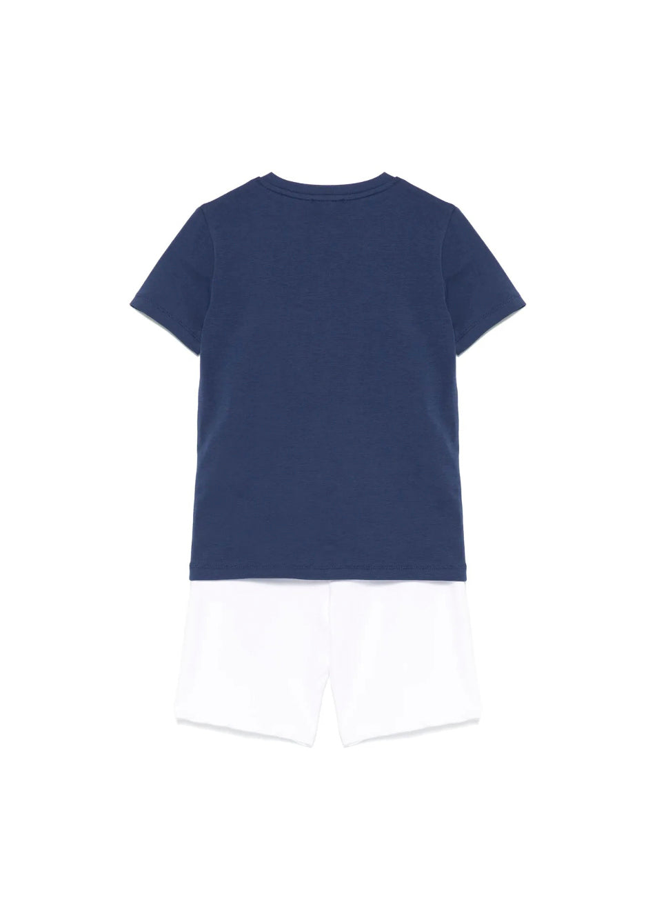 Iceberg Kids T-shirt Blu con Banda Logo con Shorts per Bambini