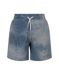 Msgm Kids Bermuda con Laccio Effetto Sbiadito per Bambini