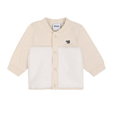 BOSS Kids Completo Beige con Giacca in Felpa e Teddy e Pantaloni con Placca Logo per Neonati