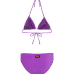F**K Kids Costume Due Pezzi Viola per Bambine