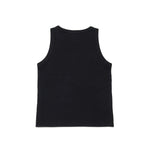 Diesel Kids Canotta Nera con Applicazioni Strass con Logo in Negativo per Bambini