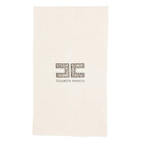 Elisabetta Franchi La Mia Bambina Telo Mare Burro con Logo Motivo Animalier per Bambine