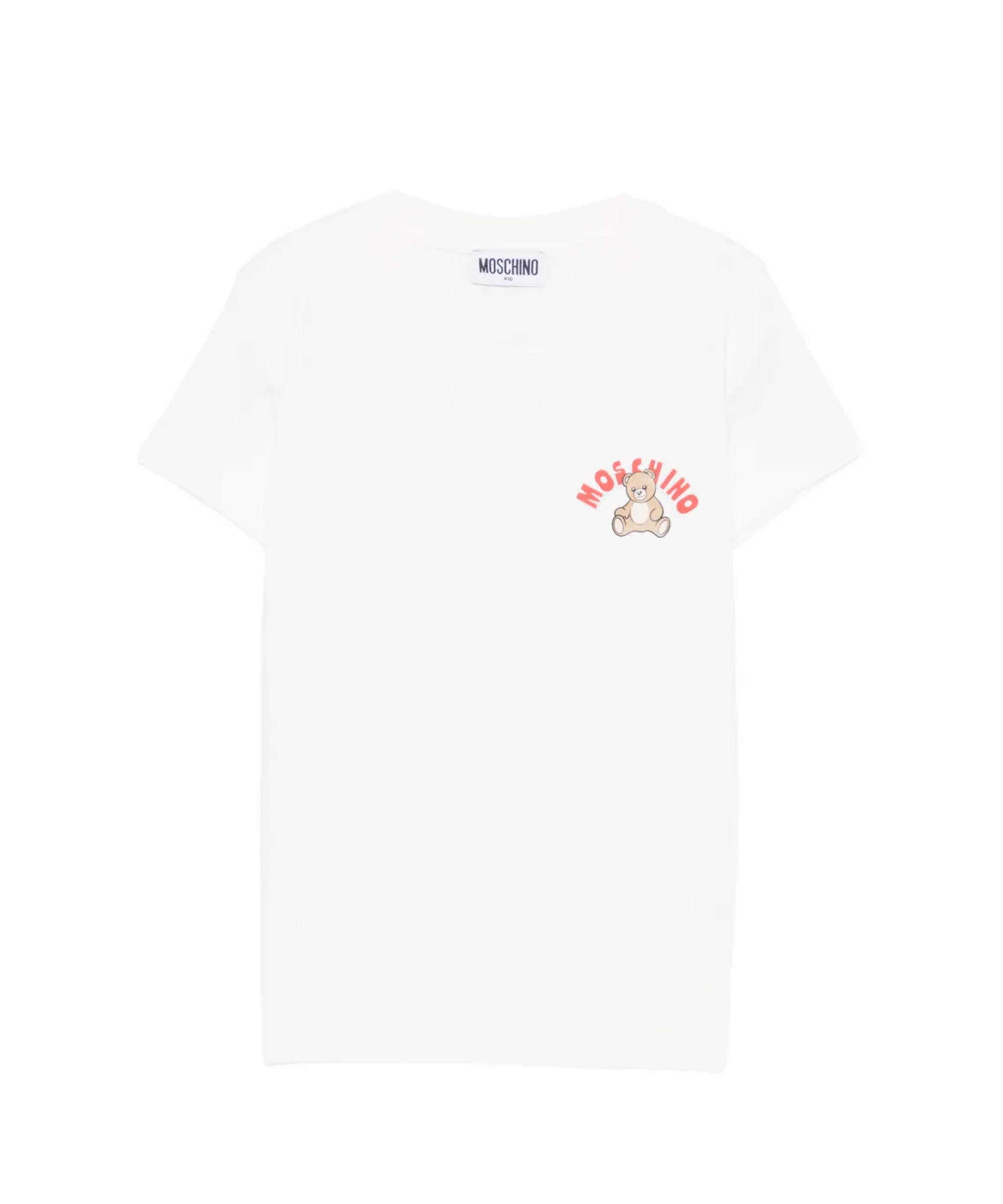 Moschino Kids T-shirt Panna con Teddy Bear per Bambini