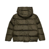 Dsquared2 Kids piumino Verde con Cappuccio e Logo Interno per Bambini