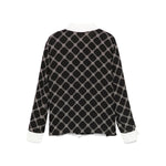 Elisabetta Franchi La Mia Bambina Camicia con Ruches Nero/Avorio per Bambine