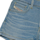 Diesel Kids Short in Denim per Bambine