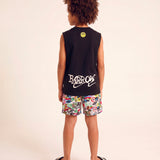 Barrow Kids All-Over Fantasy Logo Short Costume for Children