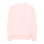 Moschino Kids Felpa Rosa Girocollo con Stampa Teddy Bear e Logo per Bambine