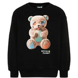 Barrow Kids Felpa Nero con Stampa Teddy Unisex