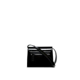 Diesel Kids Borsa Nera Lucida WROSE con Oval D per Bambine