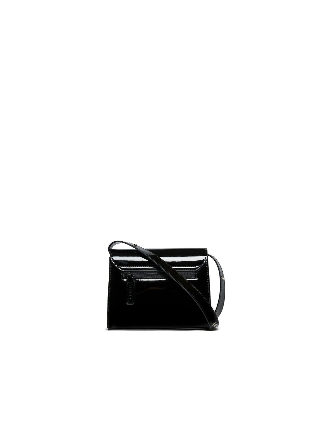 Diesel Kids Borsa Nera Lucida WROSE con Oval D per Bambine