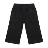 Elisabetta Franchi La Mia Bambina Pantalone Felpa Nero con Logo per Neonate