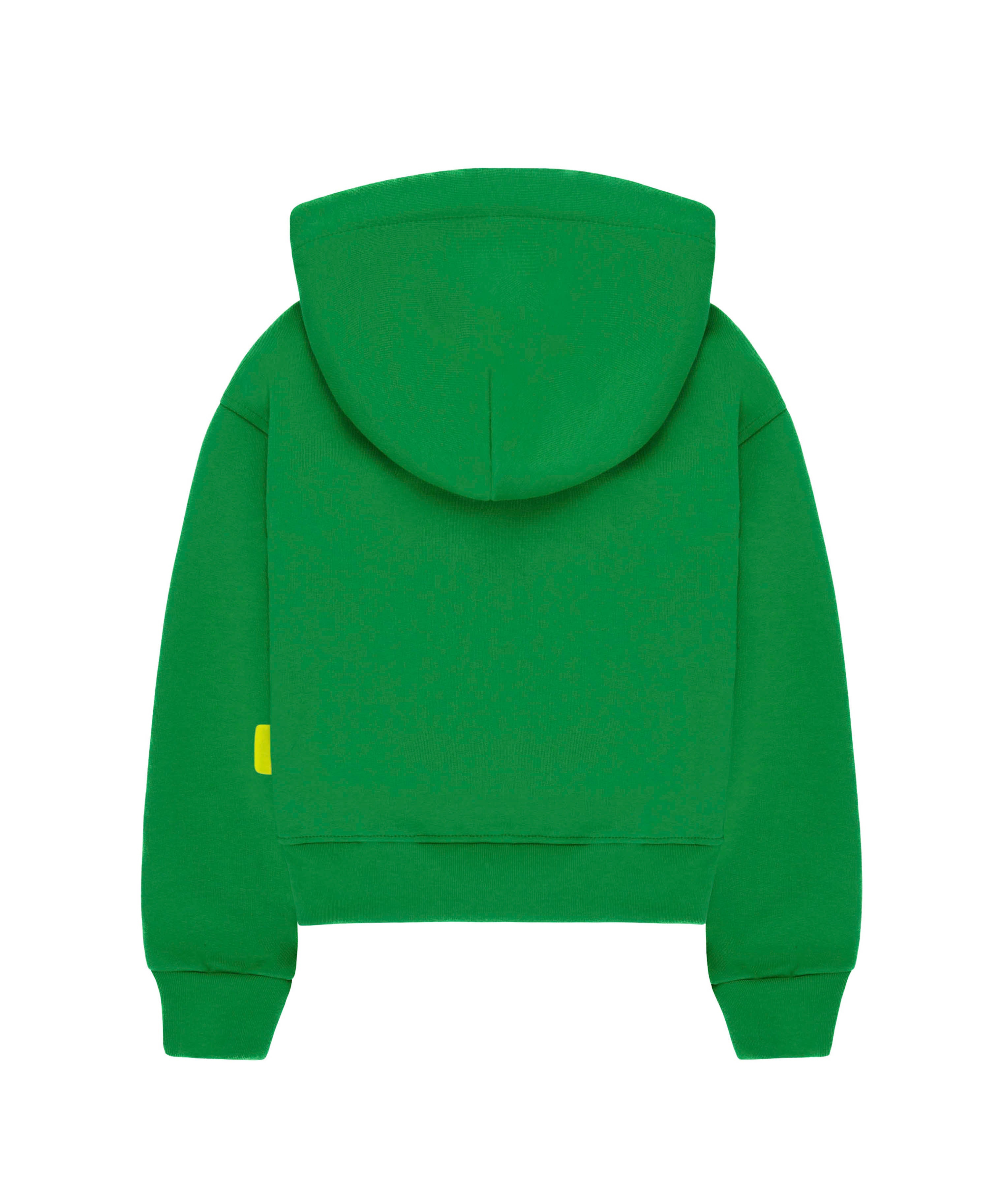 Barrow Kids Felpa Verde con Cappuccio con Stampa per Bambini (retro)